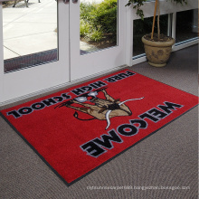 100% Nylon Anti bacteria mat and anti slip logo door  mat for welcome at the entrance of the bar